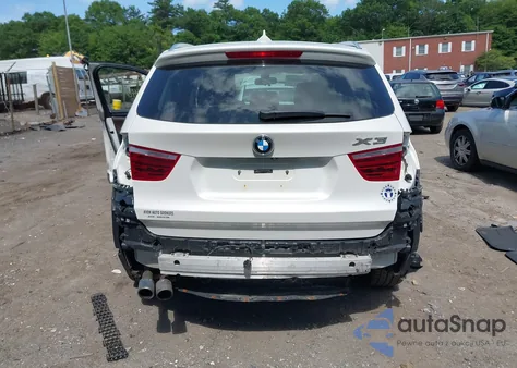 2017 BMW X3 xDrive28I из США, поврежденный, VIN 5UXWX9C51H0T05633